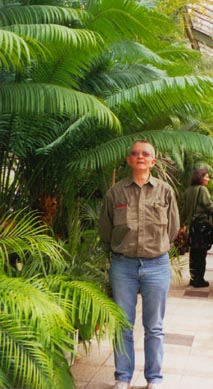 Tanken neuer Energie im botanischen Garten in Sofia